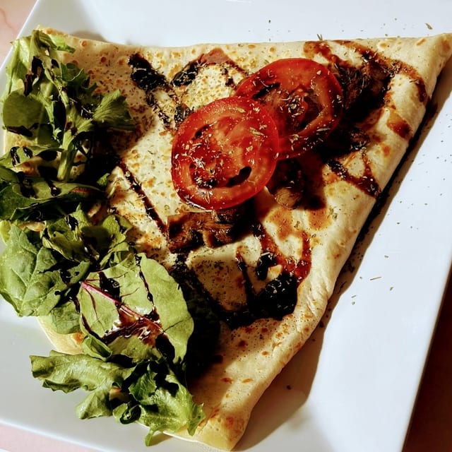 Chicken Glaze Crepe.